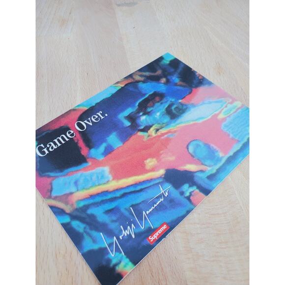 Supreme Yohji Yamamoto Game Over Backpack laptop Car Luggage Skateboard Sticker - Picture 5 of 5